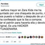 Cuando tu abuela de 70 años es una hacker del Zara