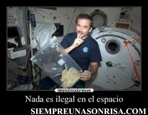 astronautas,ilegal,mariguana,humor,fotos