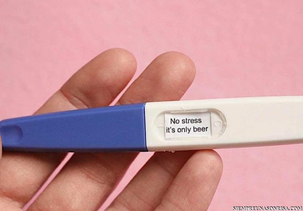 test,embarazo,negativo,cerveza,fotos,humor