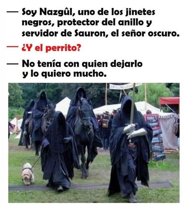 Siempre vamos cargados a tope de humor !