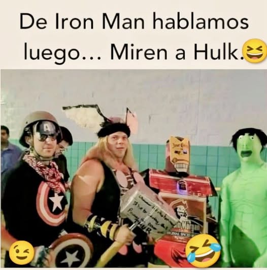 De Iron Man hablamos luego…pero miren a Hulk
