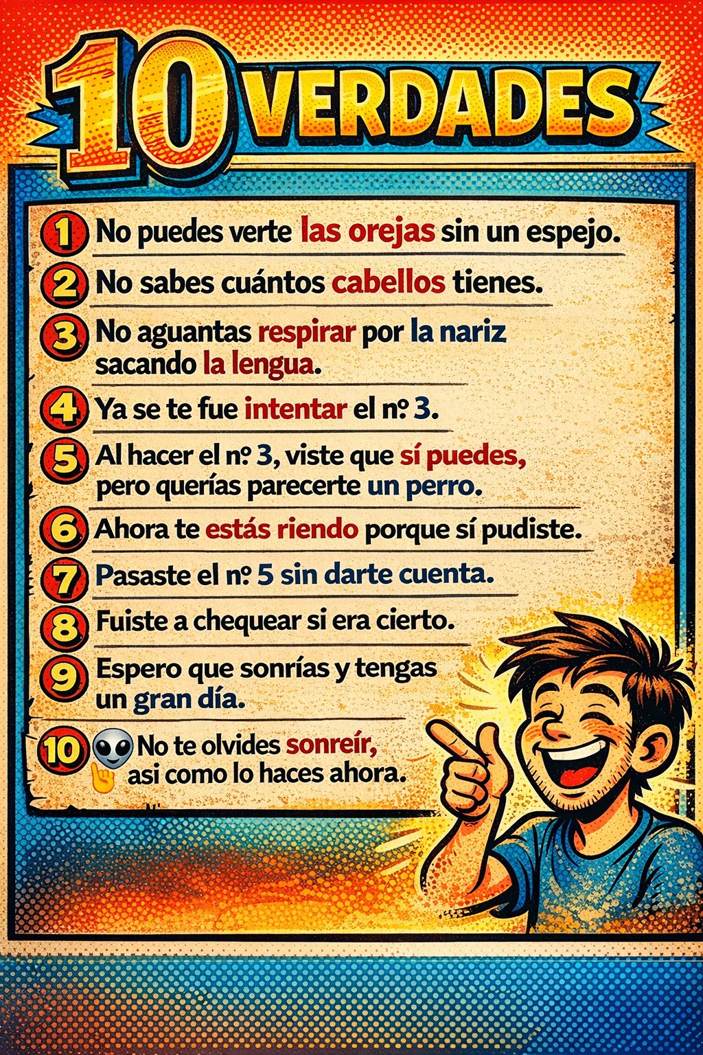 10 Verdades sobre ti, humor,risas,viñetas