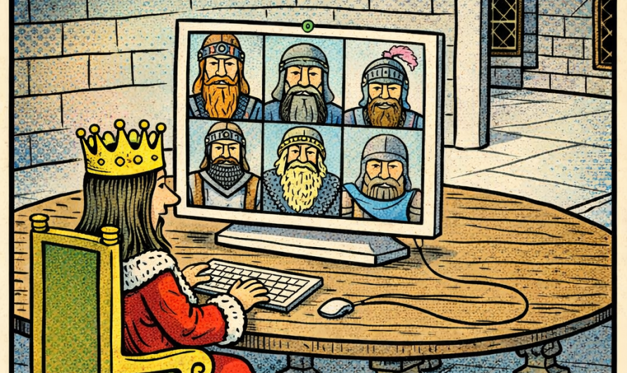 El Rey Arturo hace Zoom….