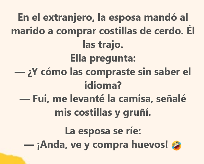 Chistes de parejas en el extranjero