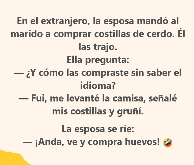 Chistes de parejas en el extranjero