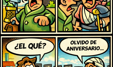 Comic en español, humor, accidentes