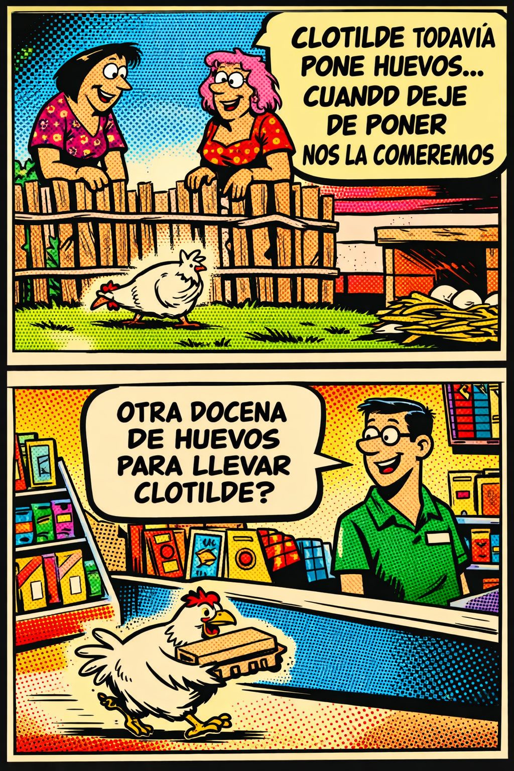 Comics, pop art, humor, chistes en español