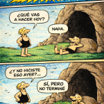Ninguna Prisa, humor de primitivos