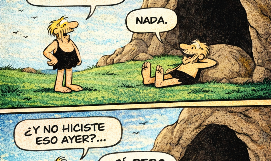 Ninguna Prisa, humor de primitivos