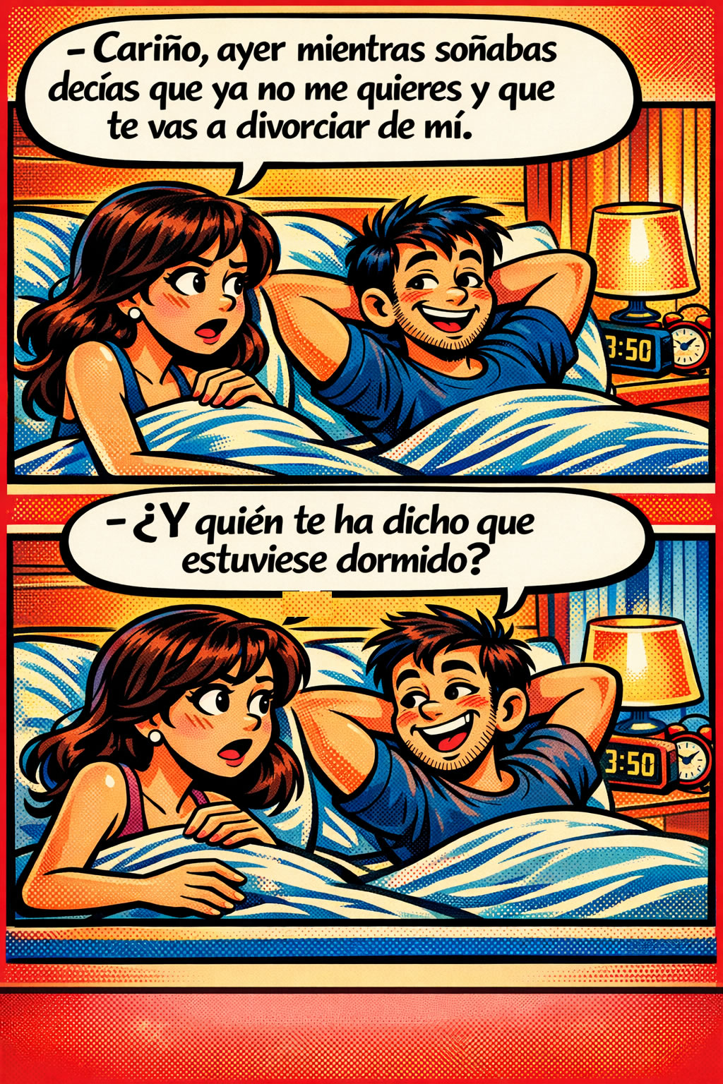 No estaba dormido... matrimonios humor, comics en español