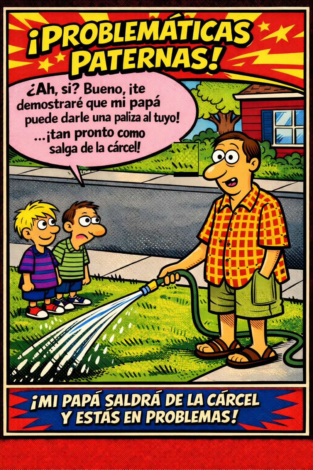 Problemas paternales, comic humor, niños, padres