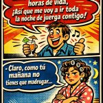 Toda la noche de juerga contigo cariño...