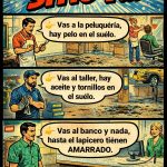 Y no hay nada en el suelo....