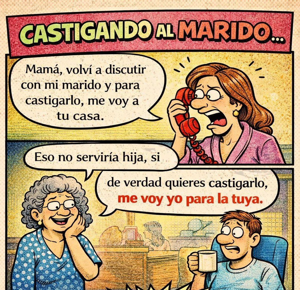 humor de suegras, esposas, maridos,castigos