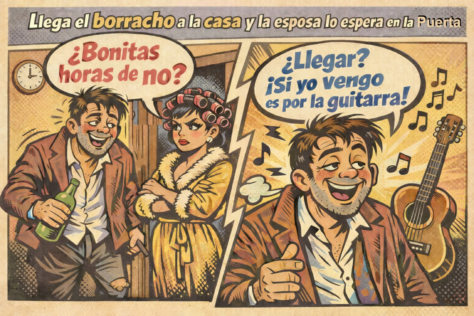 Chiste de borrachos, humor de hombres borrachos