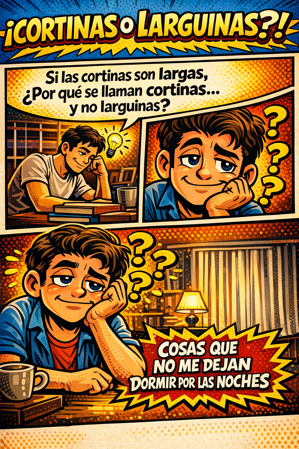 Cortinas o larguinas ? cosas que no me dejan dormir...