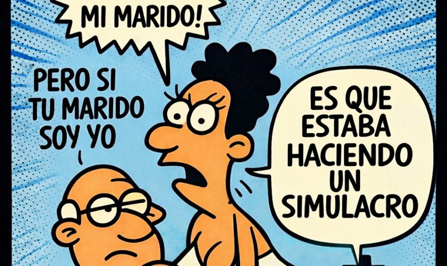 Confusión nocturna….humor de comics, parejas ,infidelidades