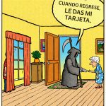 muerte humor, viñetas comic la muerte