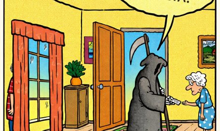 muerte humor, viñetas comic la muerte