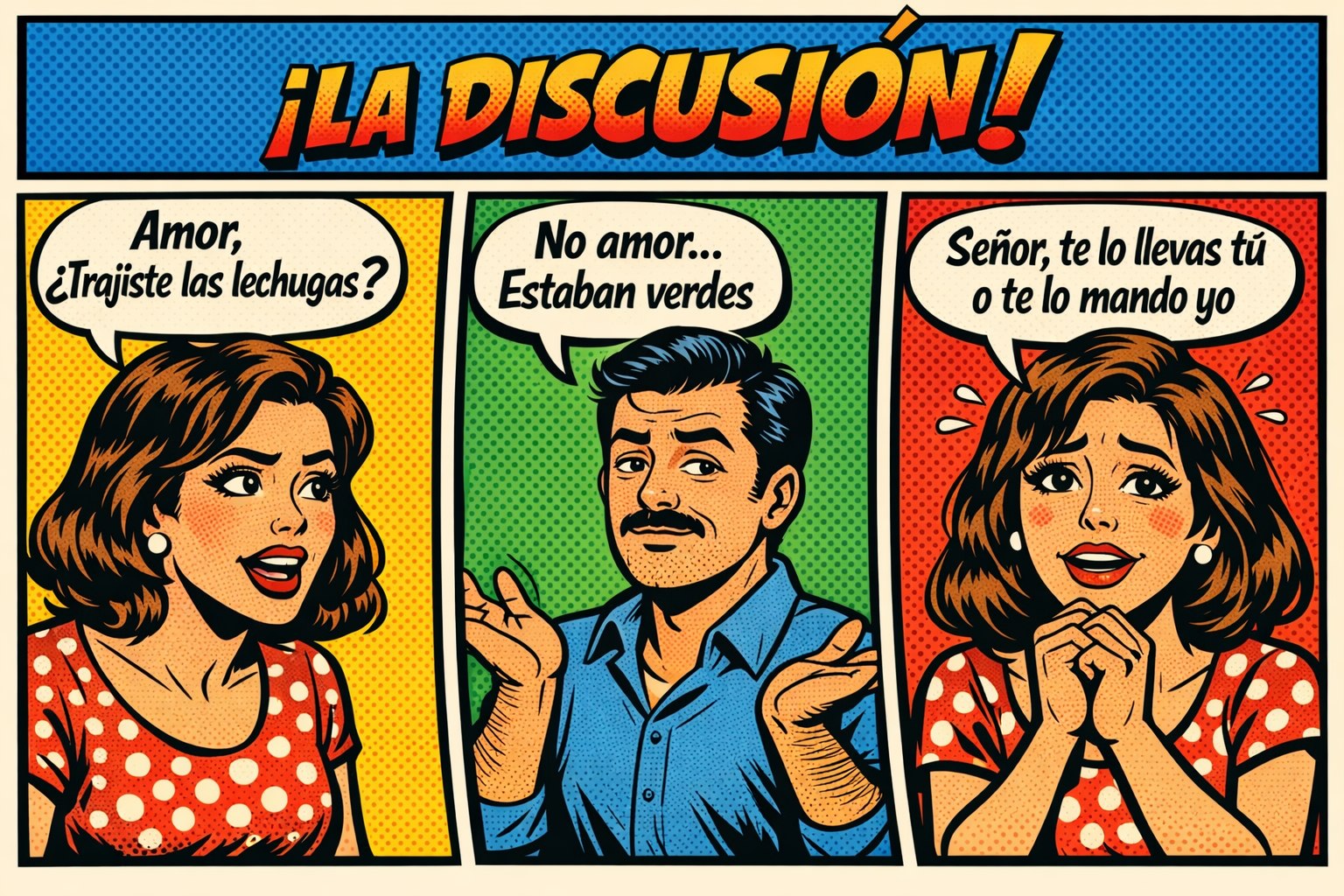 mujere humor, hombres chistosos, comic pop art humor, karakarton pop