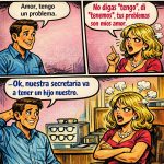 Problemas de parejas, Viñetas de humor, infidelidades