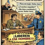 robos humor, juicios, mujeres y hombres, comics de risa