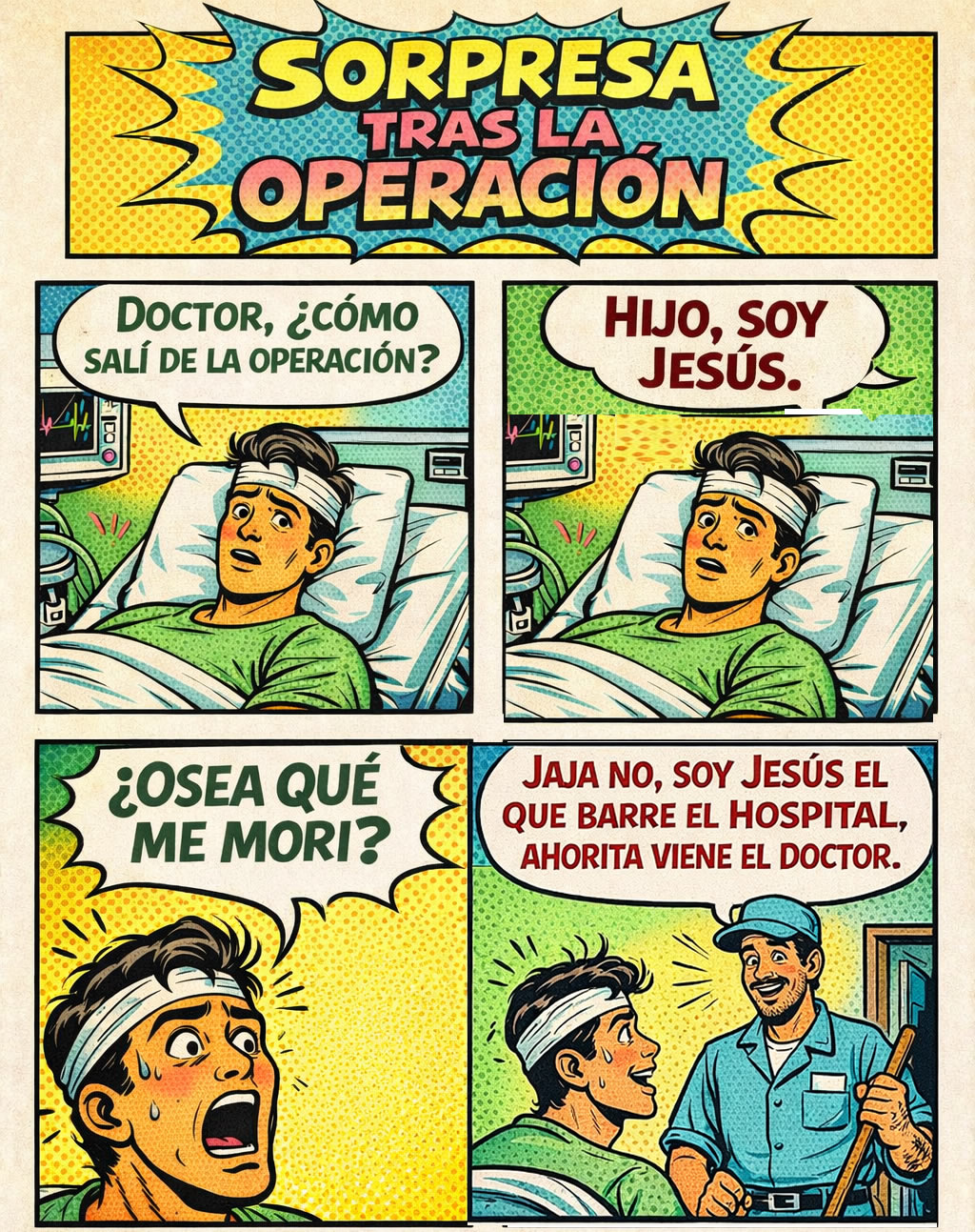 sorpresa despues de la operacion