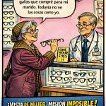 viñetas de risa, mujeres, hombres,gafas