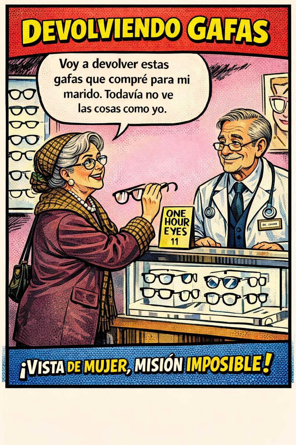 viñetas de risa, mujeres, hombres,gafas