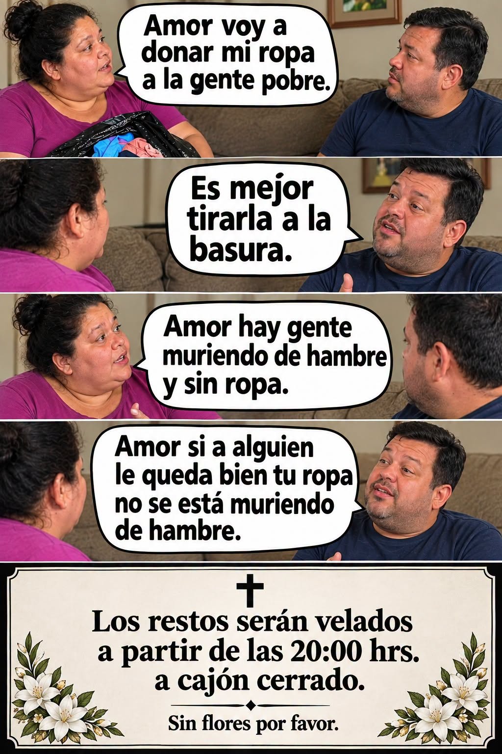 Cuando tu marido decide decir la verdad…