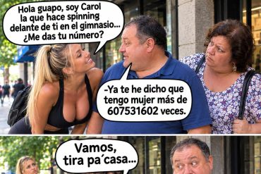 Cuando te piden el número delante de tu mujer y tienes que demostrar tus reflejos… 😂