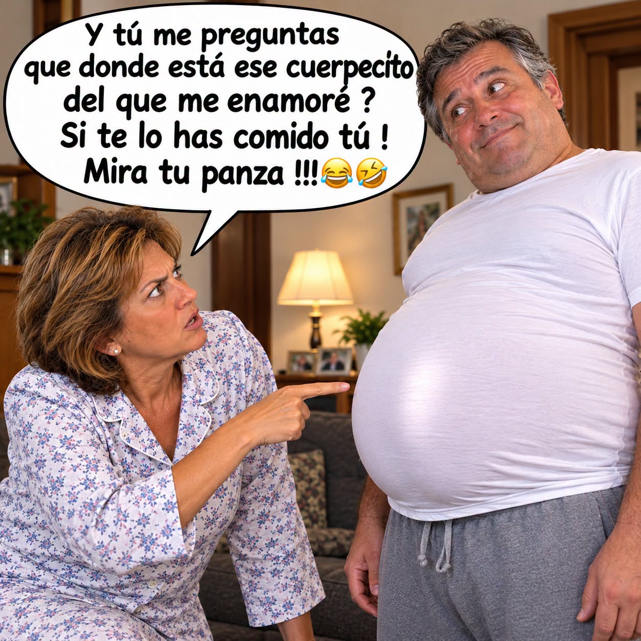 Cuando el amor engorda… ¡y mucho! 😂