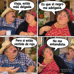 Él pensaba que hablaban de ropa… ¡pobre inocente! 🤣