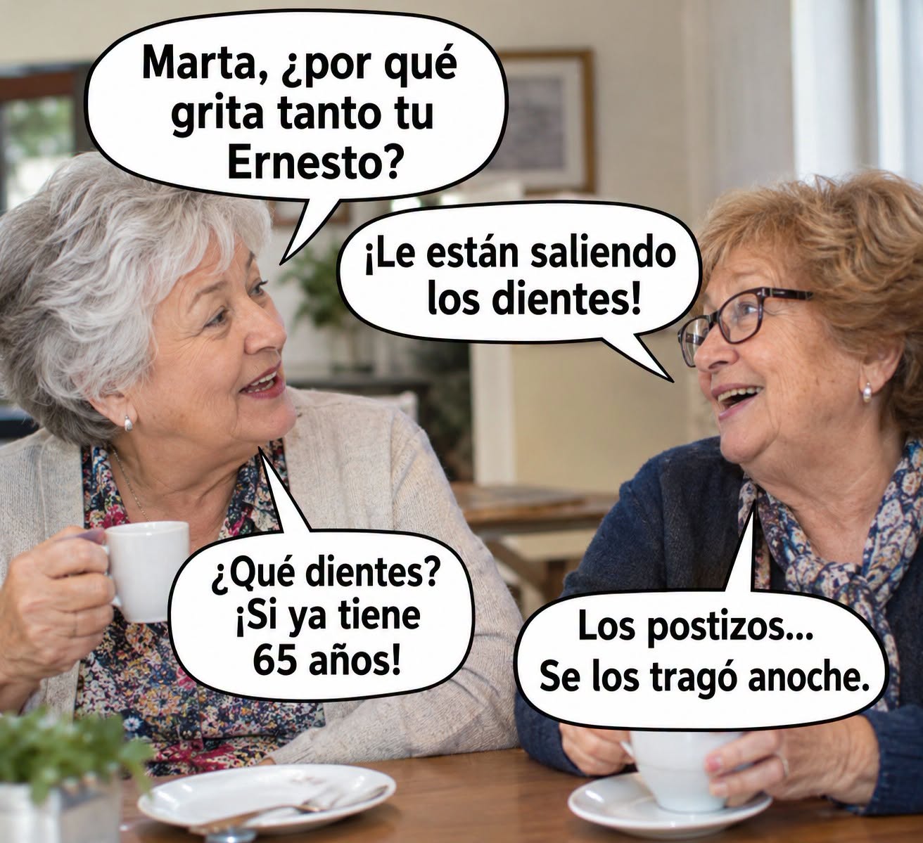 El problema no era que le salieran los dientes… era de dónde. 😂