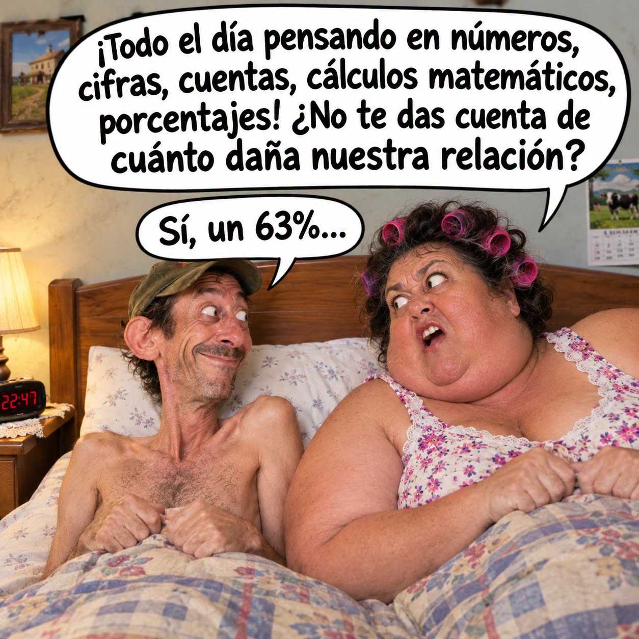 Ella quería hablar de sentimientos…