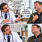 chistes de medicos, bacterias,humor memes,