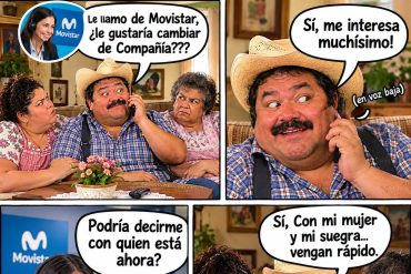 compañia,humor,celular,telefonos,movistar,mujer,suegra,chistes