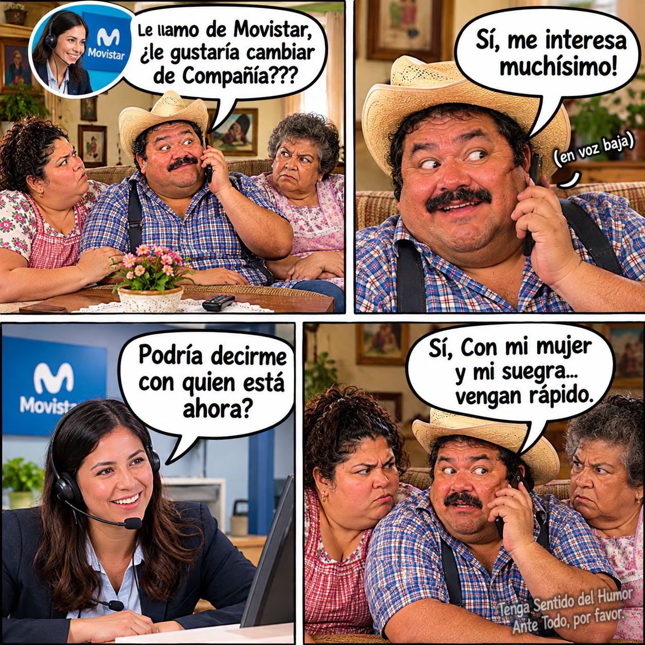 compañia,humor,celular,telefonos,movistar,mujer,suegra,chistes