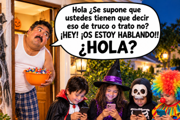 humor halloween, niños, truco o trato, memes de risa