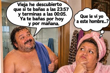 maridos, duchas,baño,humor,chistes