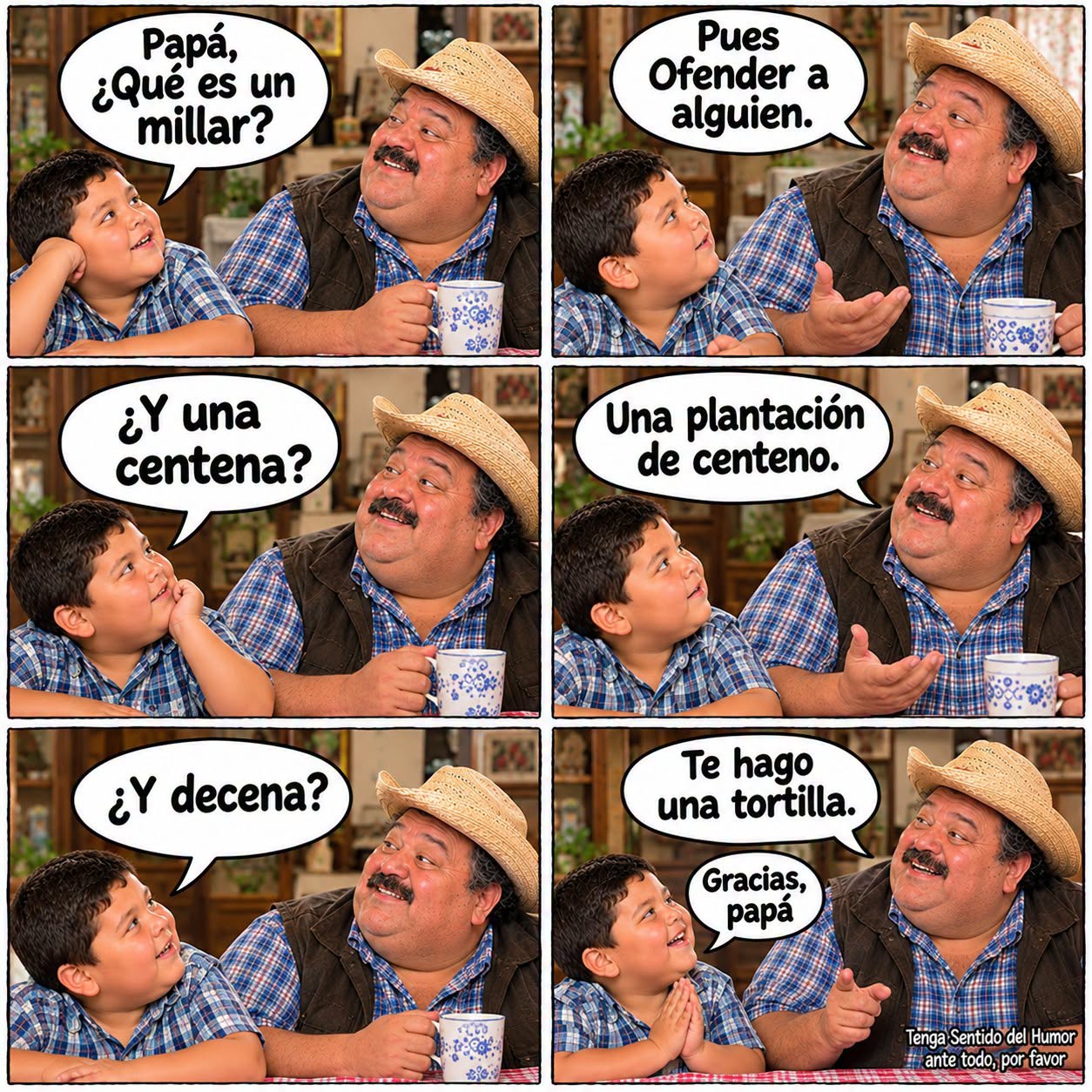 padres e hijos, humor, chistes, sabiduria