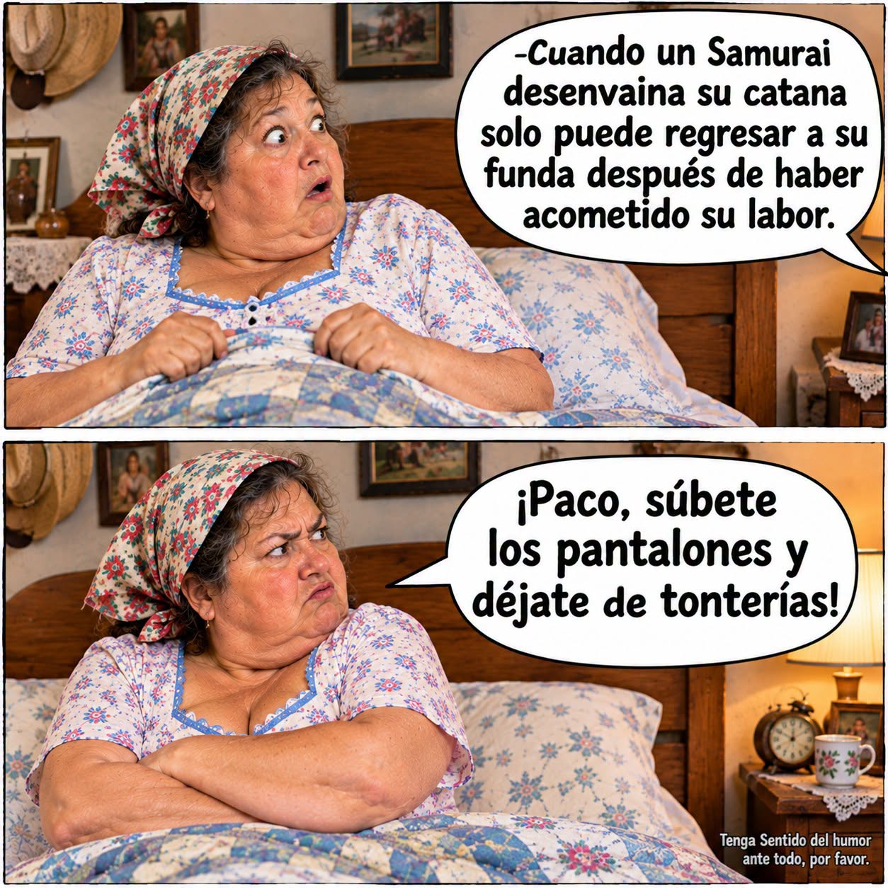 samurai, abuelas risas, chistes buenisimos