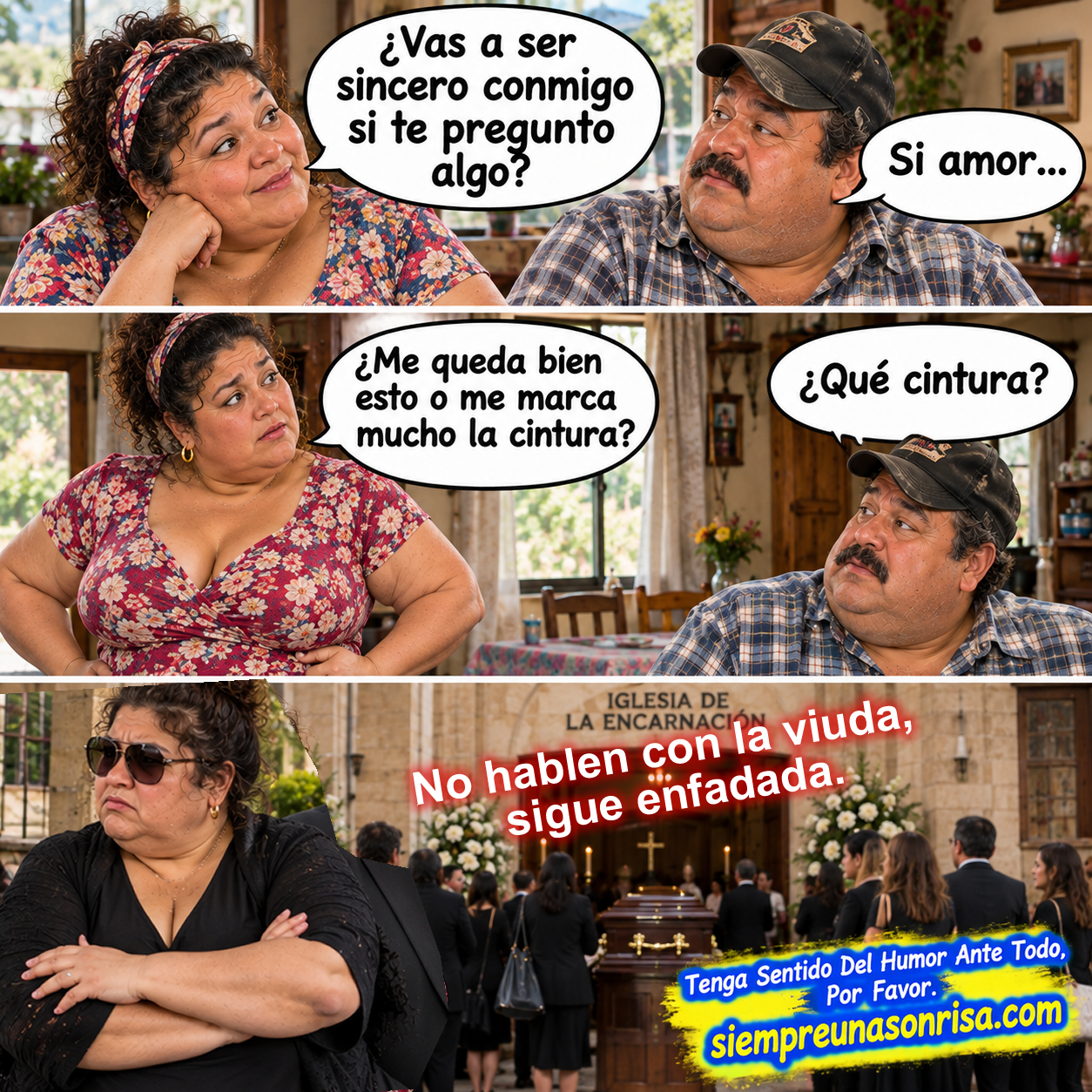 Chistes de matrimonios, parejas, gordas, humor cotidiano