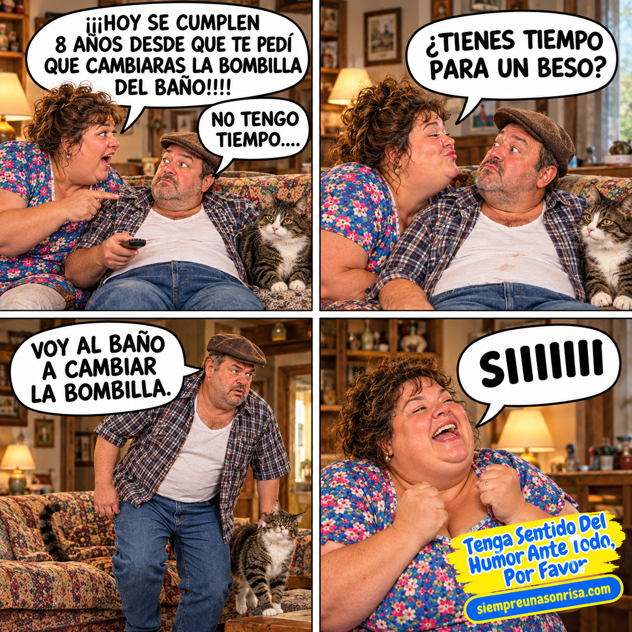 Chistes de pareja, humor de pareja, memes graciosos, chistes de matrimonio, humor del hogar, bromas entre marido y mujer, memes de la vida cotidiana