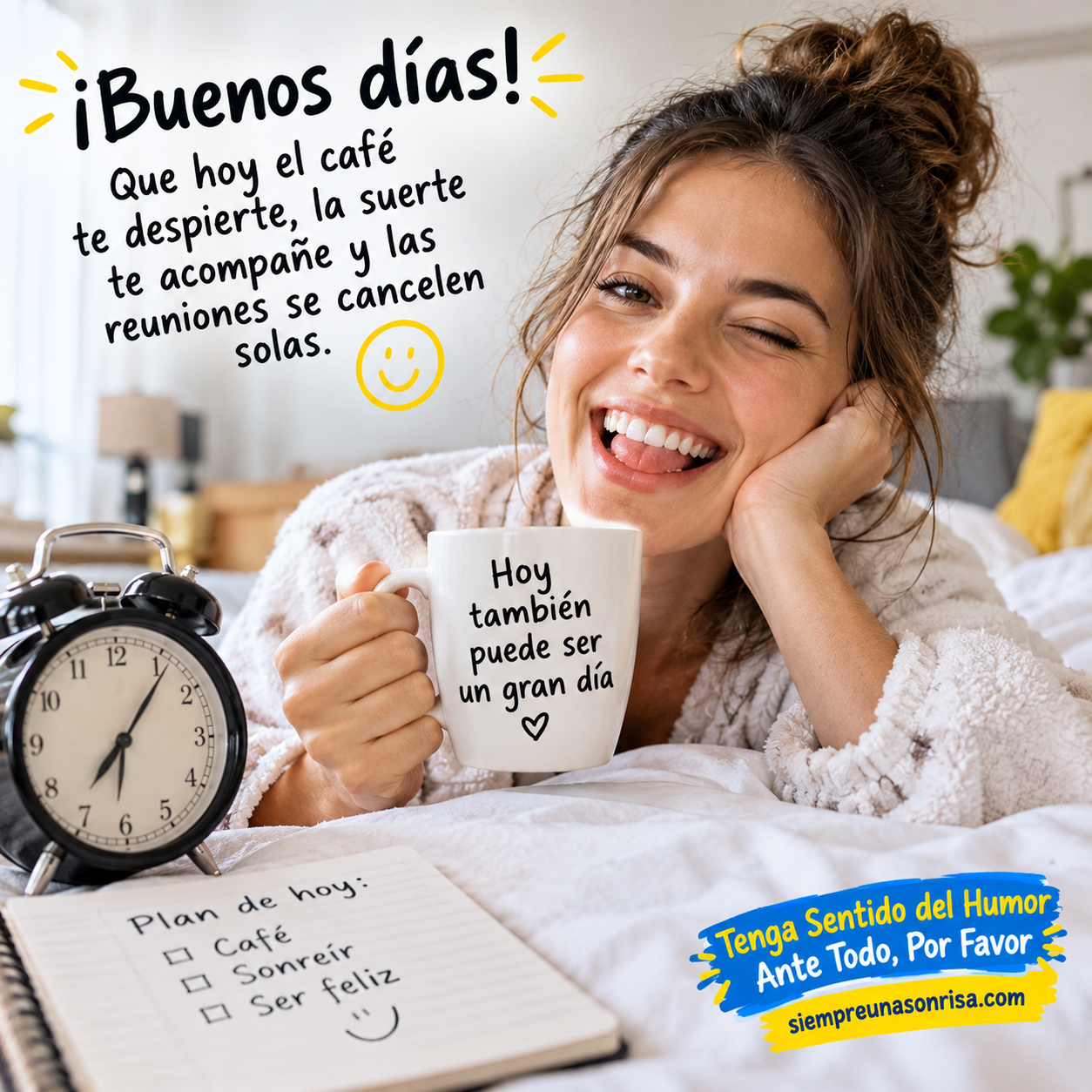 Frases de buenos días, frases divertidas y originales
