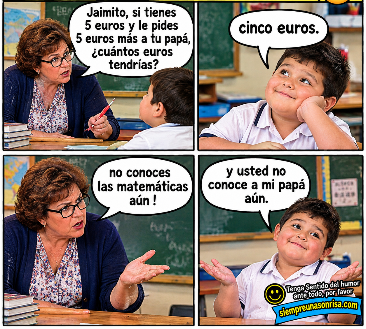 chistes de Jaimito, Jaimito en el colegio, chistes graciosos, chistes de humor, chistes cortos,