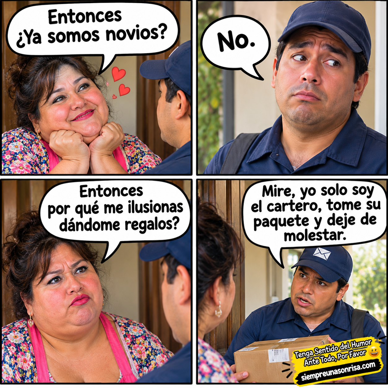 chistes de amor, carteros, enamorarse, humor viral