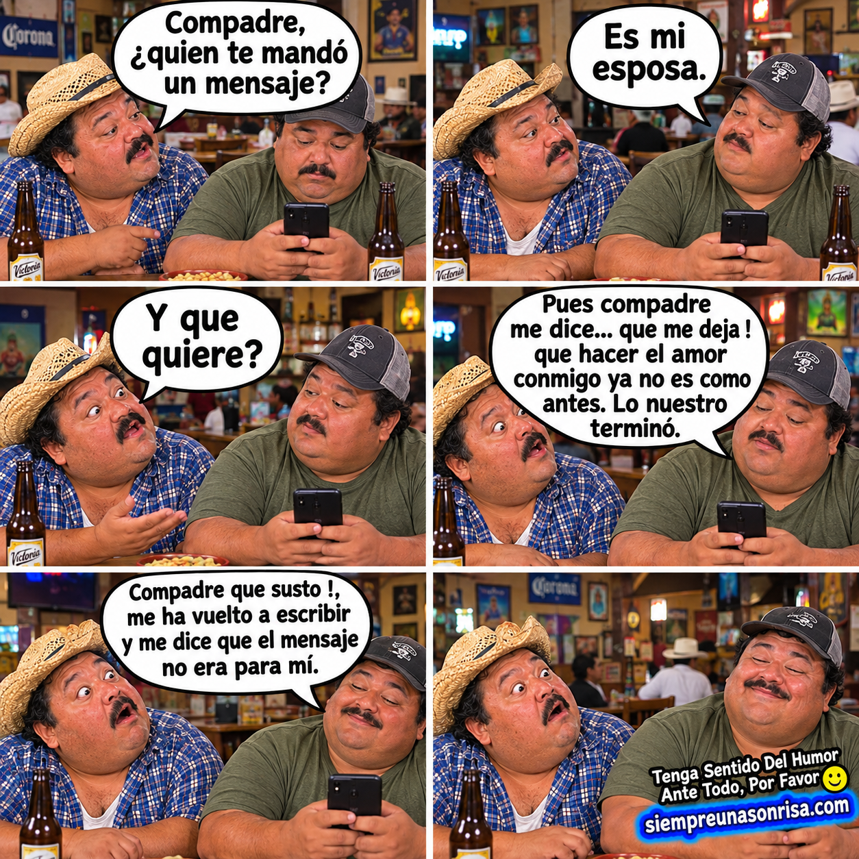 chistes de compadres, infidelidades, humor mexicano, latino, español