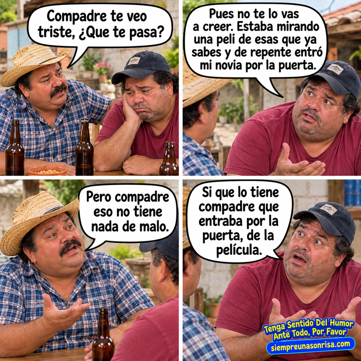 Chiste de Compadres y novias