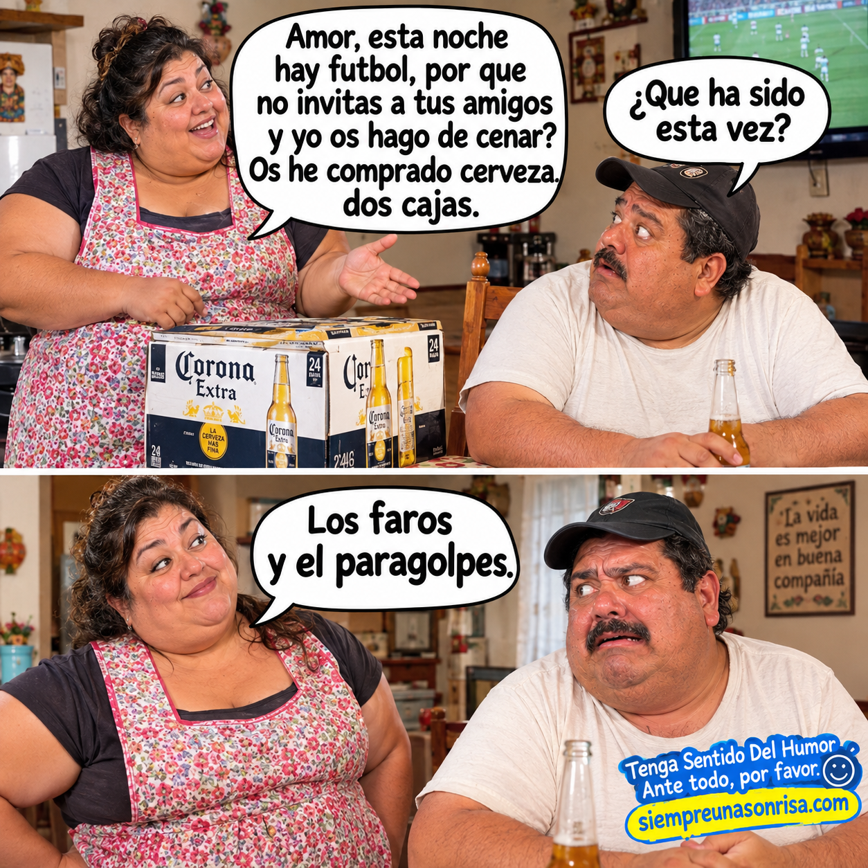 chistes de futbol, esposas, coches,accidentes,humor viral